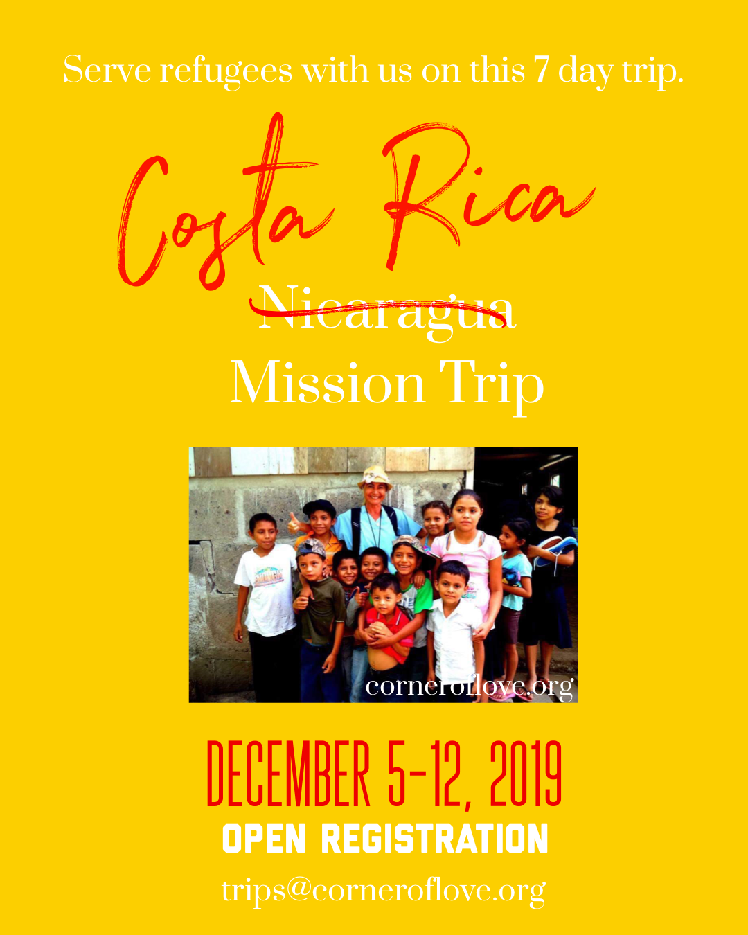 December 2019 Mission Team to Costa Rica