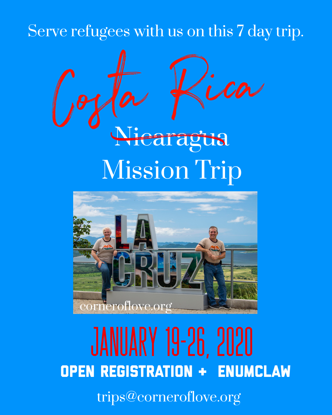 January 2020 Mission Team to Costa Rica