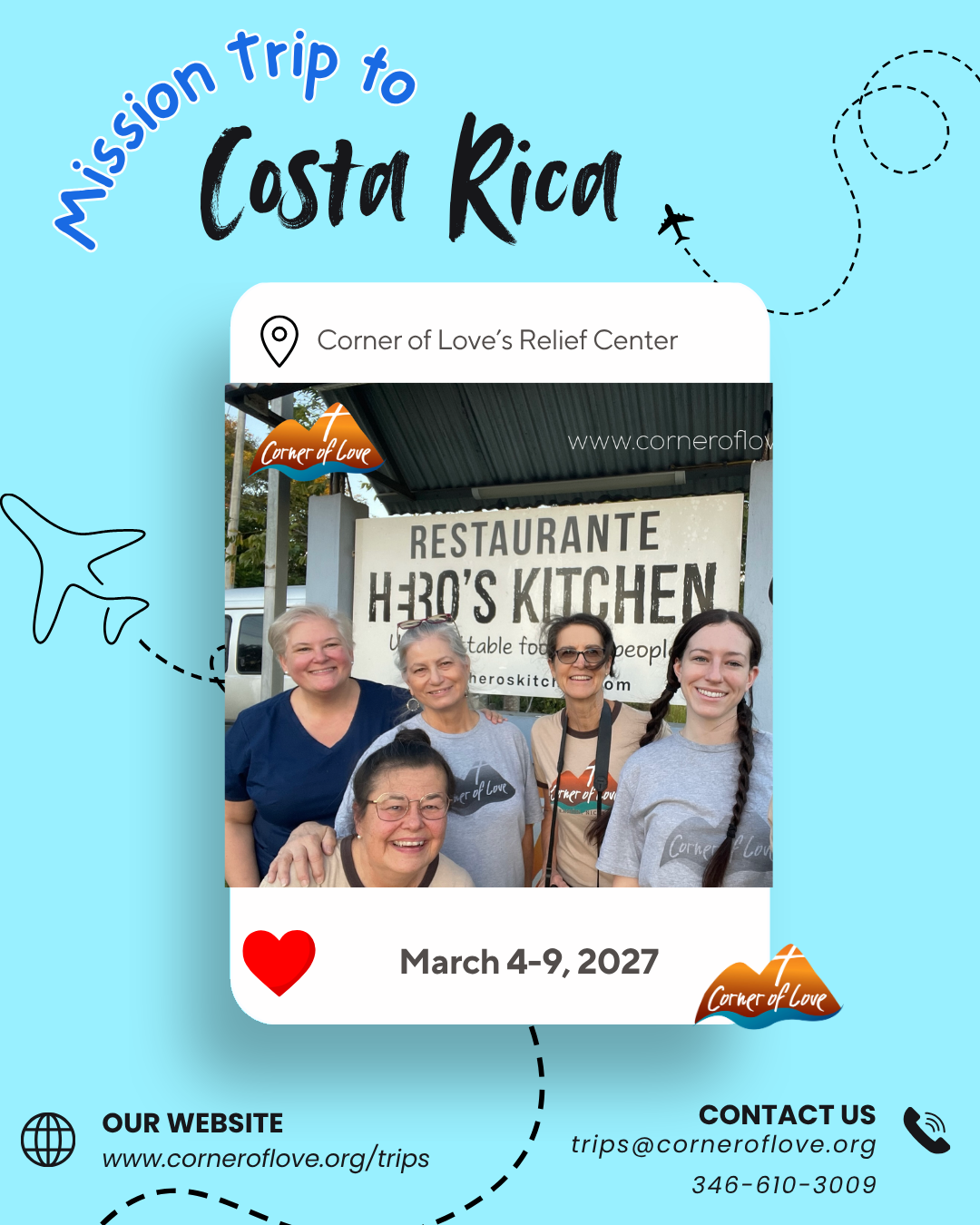 Mission Trip | March 4 – 9, 2027