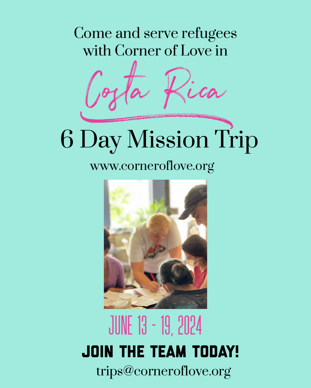 Mission Trip | June 13-19, 2024