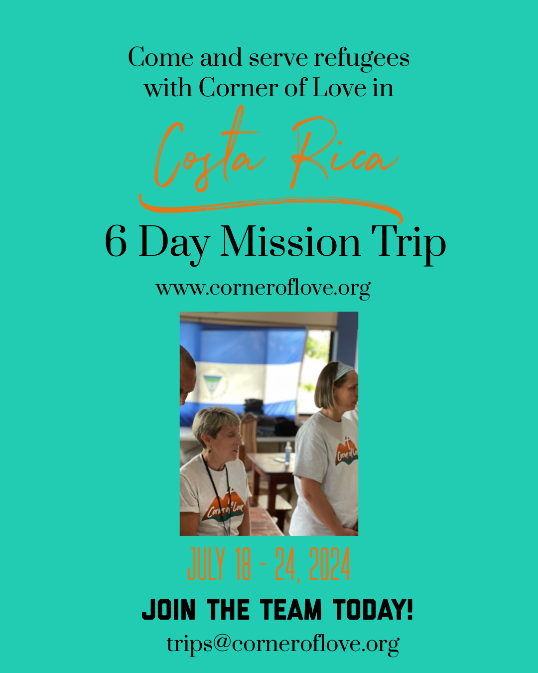 Mission Trip | July 18-24, 2024