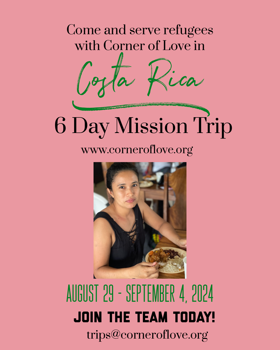 Mission Trip | August 29-September 4, 2024