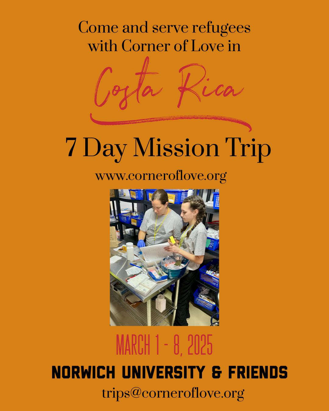 Mission Trip | March 1-8, 2025