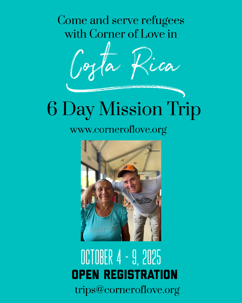 Mission Trip | October 4 – 9, 2025