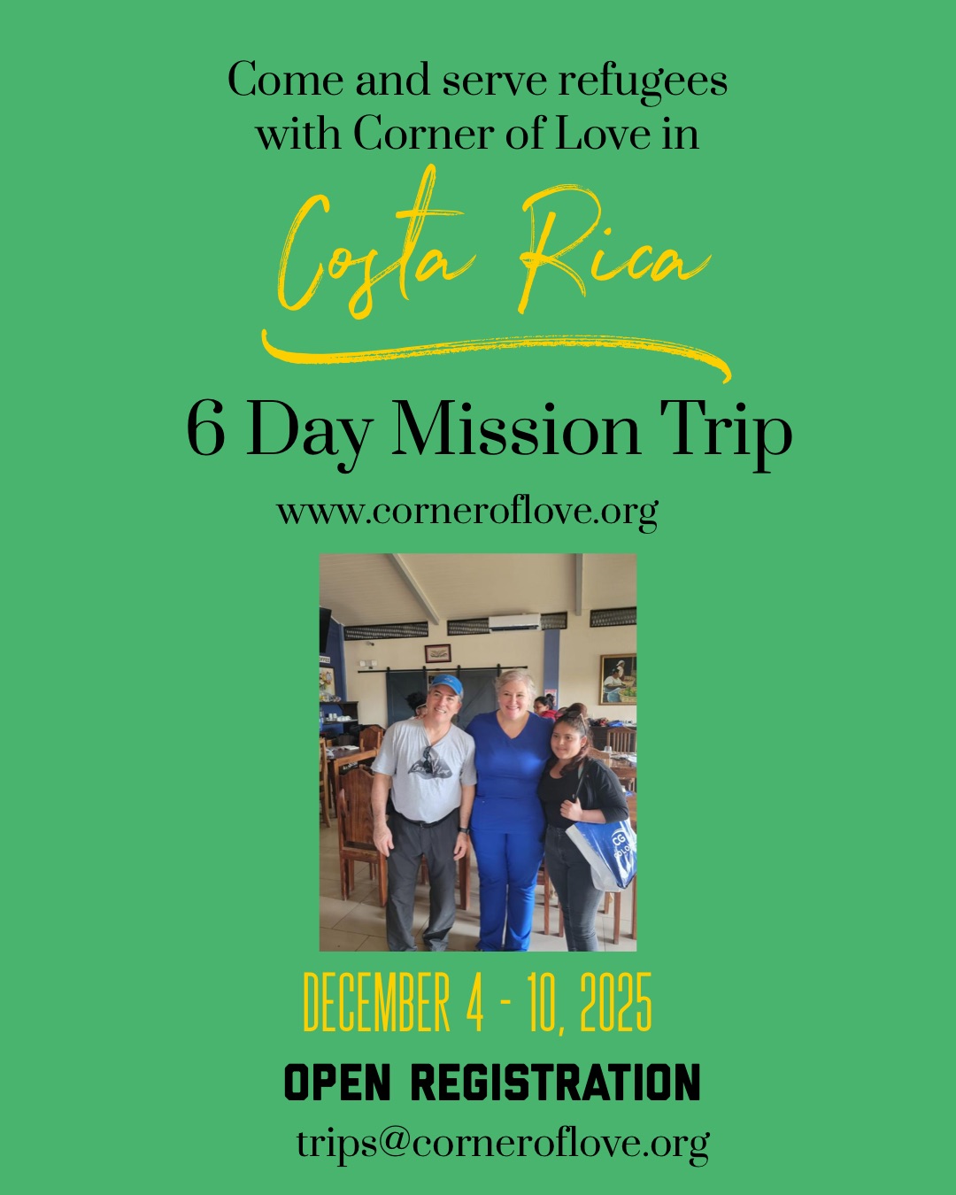 Mission Trip | December 4 – 10, 2025