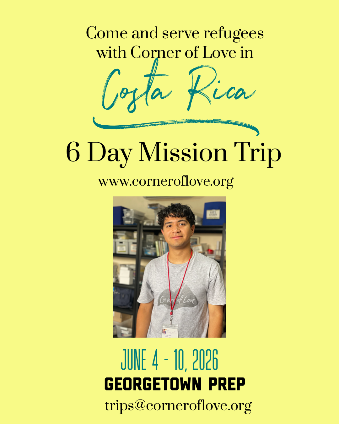 Mission Trip | June 4 - 9, 2026