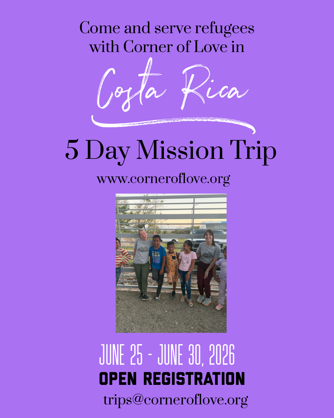 Mission Trip | June 25 – 30, 2026