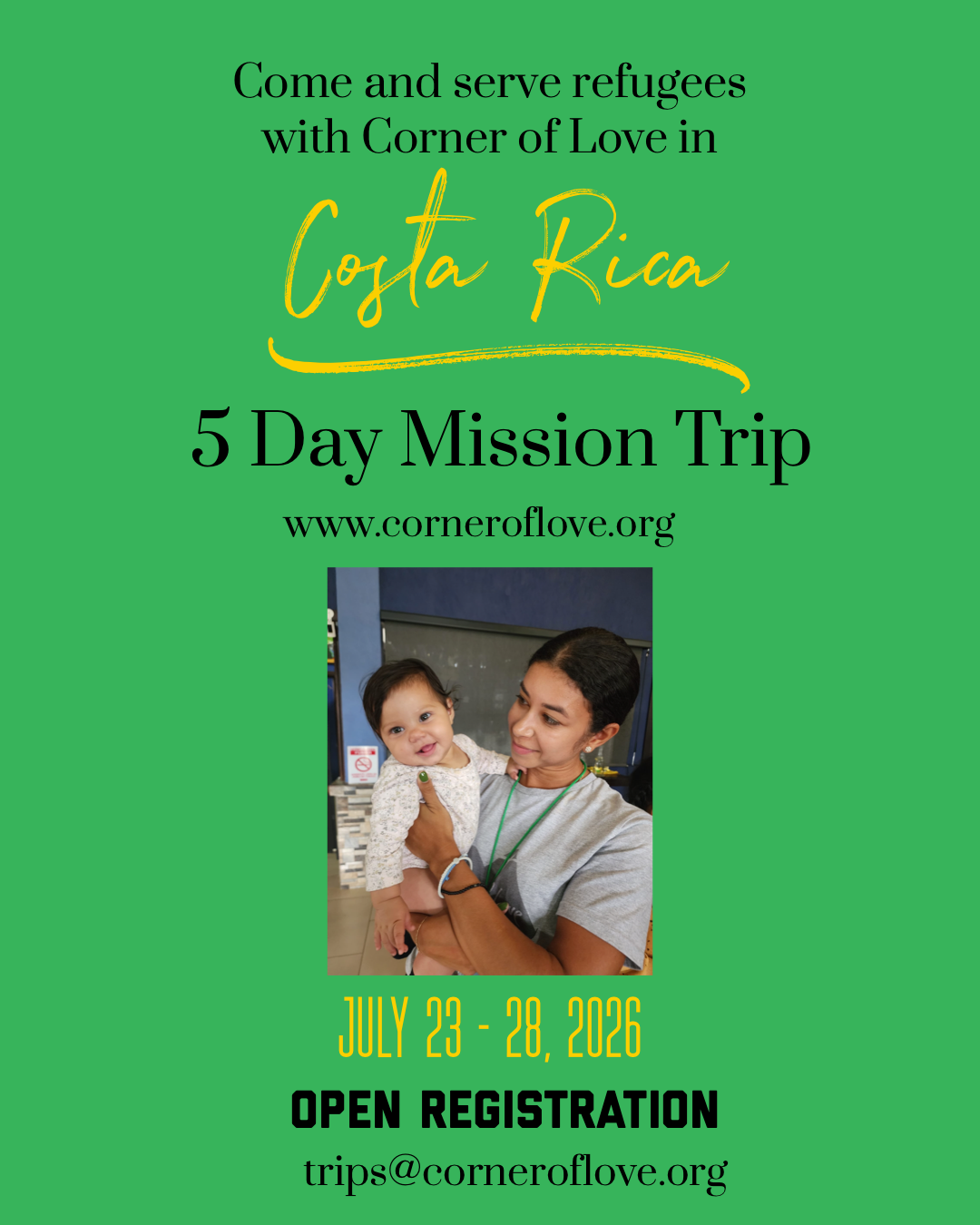 Mission Trip | July 23 – 28, 2026