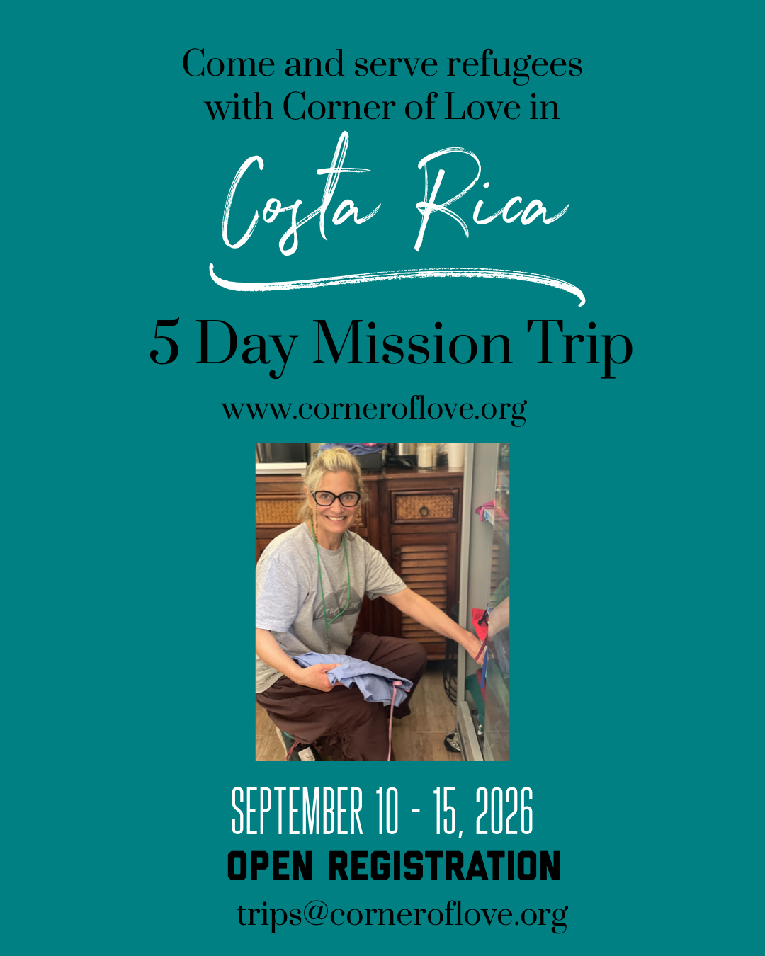 Mission Trip | September 10 – 15, 2026