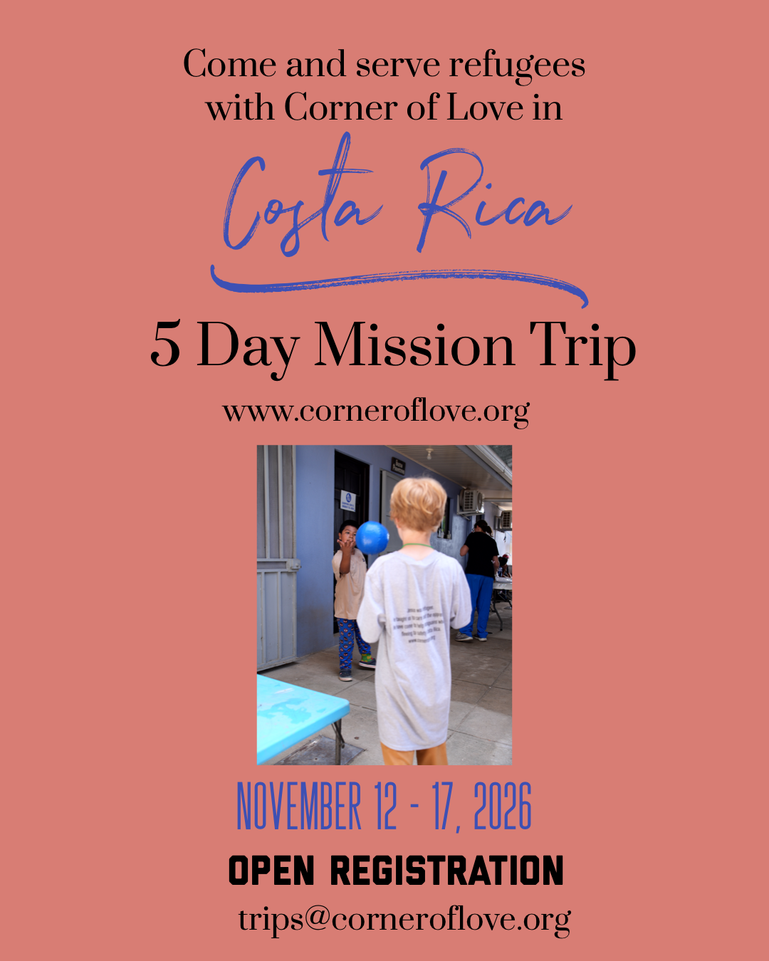 Mission Trip | November 12 – 17, 2026