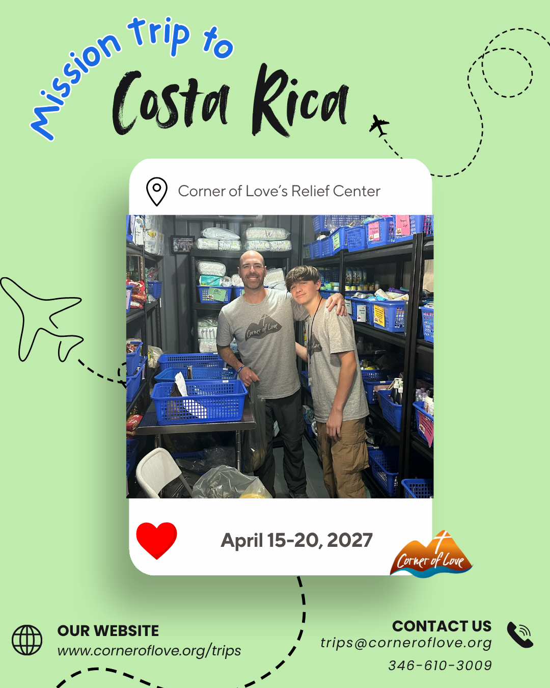 Mission Trip | April 15 – 20, 2027