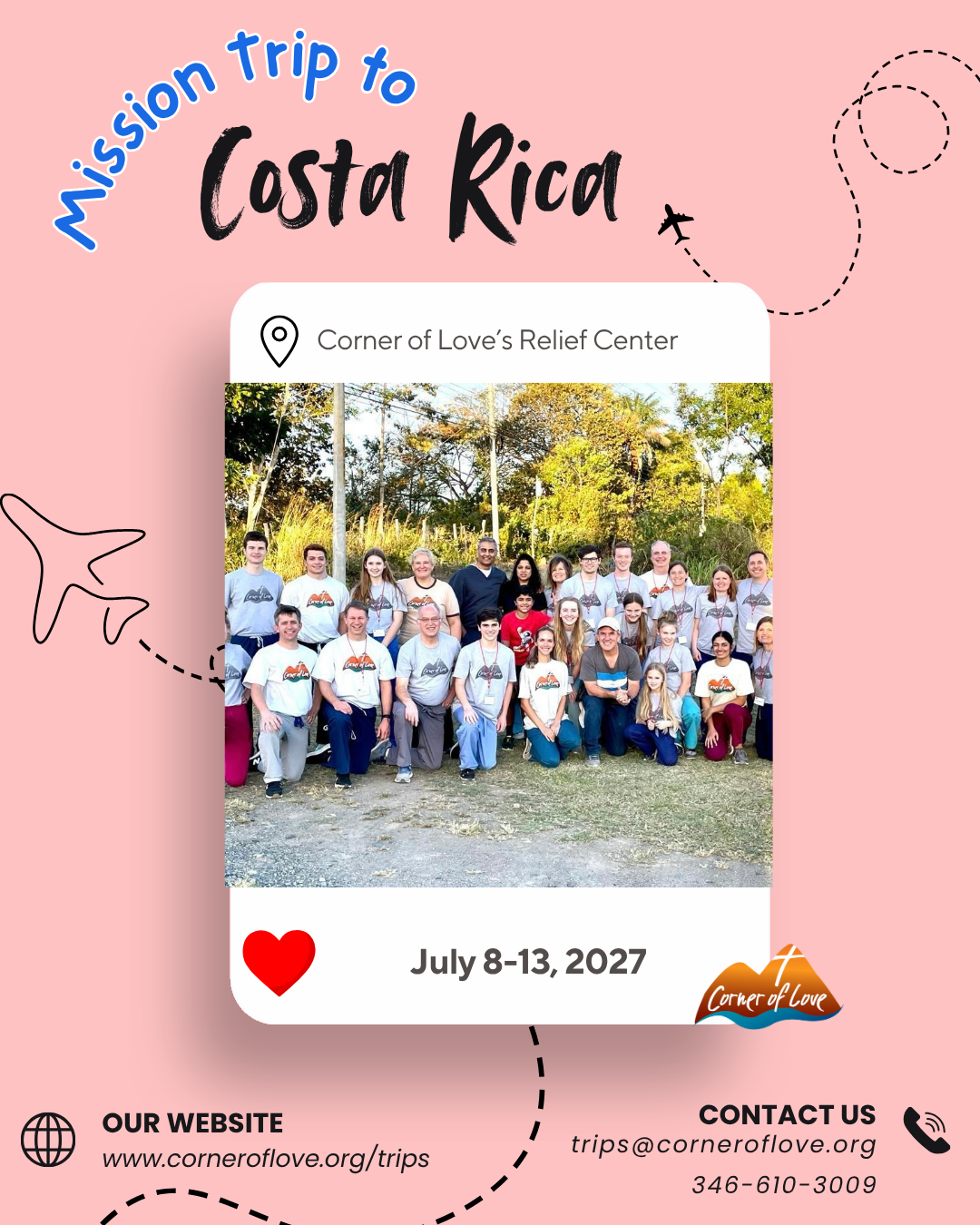 Mission Trip | July 8 – 13, 2027