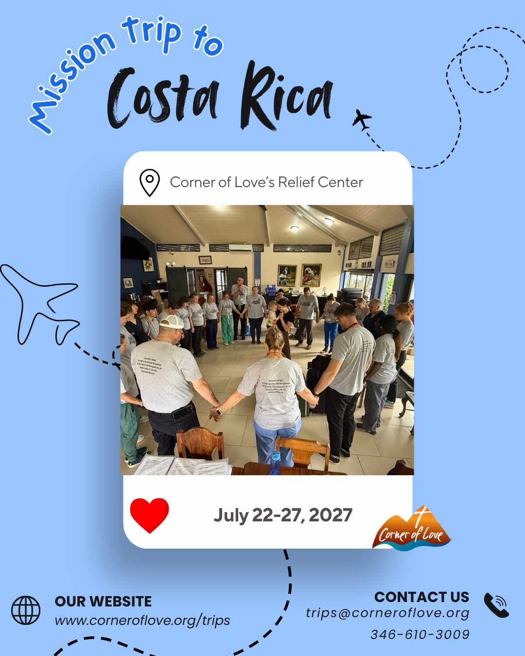 Mission Trip | July 22 – 27, 2027