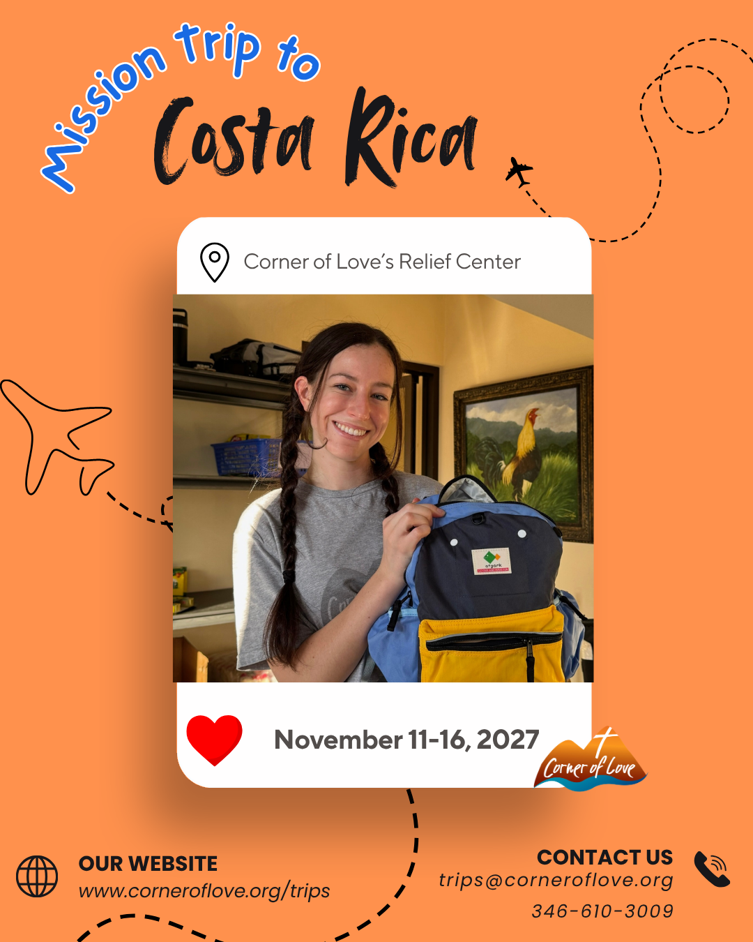 Mission Trip | November 11 – 16, 2027