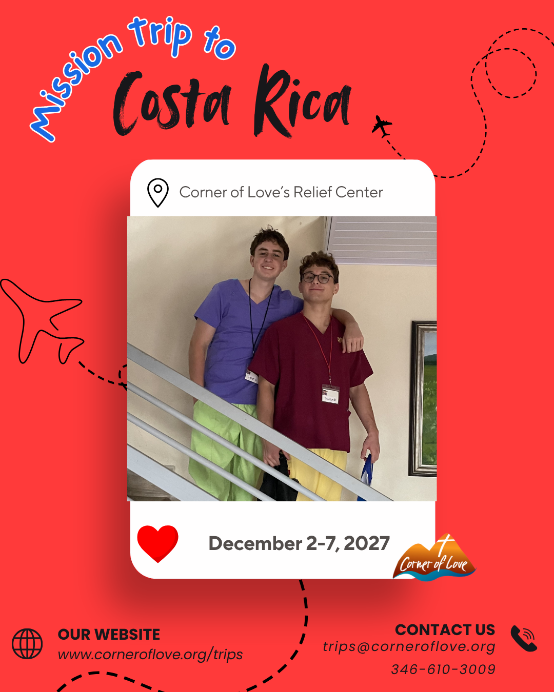 Mission Trip | December 2 – 7, 2027